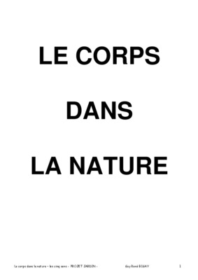 les cinq sens du corps physique Book