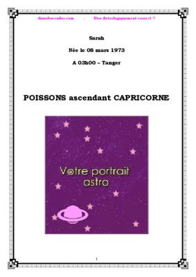 capricorne ascendant scorpion Book