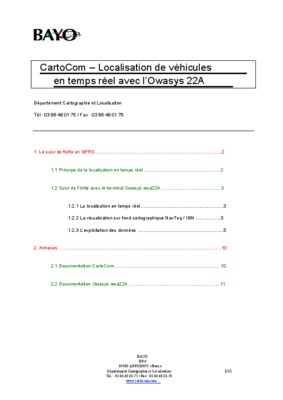 rapport pfe localisation des vehicules Book