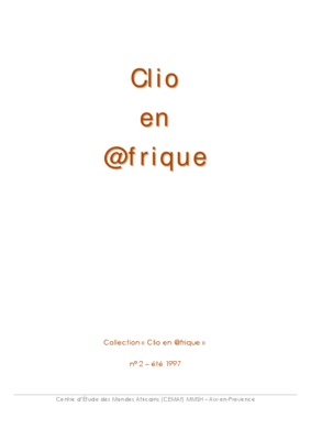 le notion de la republique en a frique Book