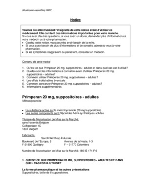 notice du primperan Book