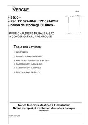 ballon de stockage Book