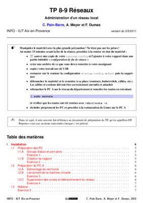 tfc reseau info Book