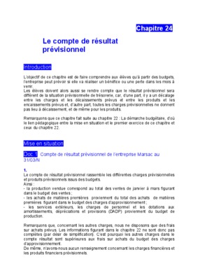 comprendre le compte de resultat Book