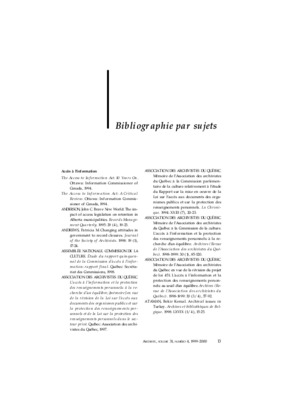 archivistes Book
