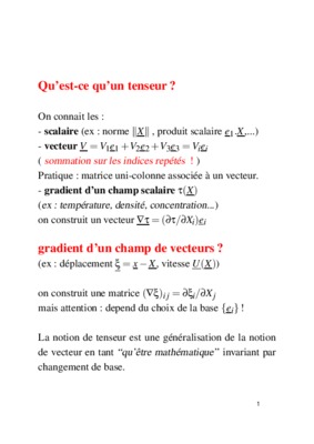 champ de tenseur Book