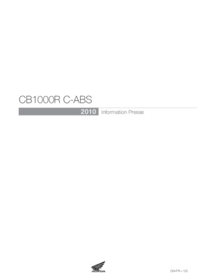 notice cb1000r Book