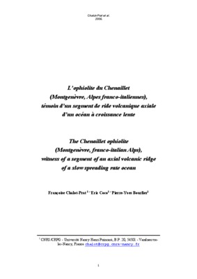 chenaillet Book