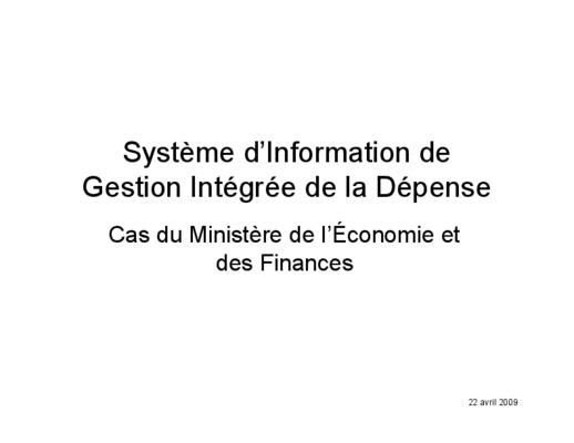 la gestion integree de la depense Book