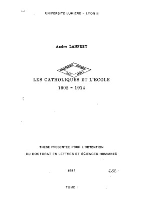lanfrey Book