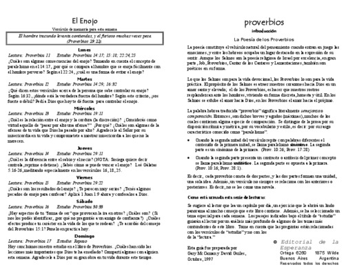 proverbios Book