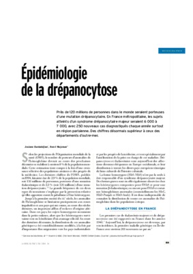 epidemiologie drepanocytose Book