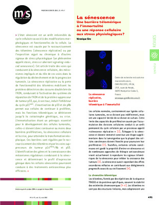 la senescence Book