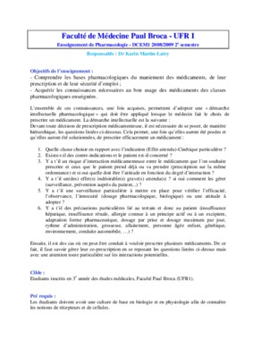 annales pharmacologie pcem2 bordeaux Book