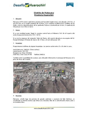 matucana Book