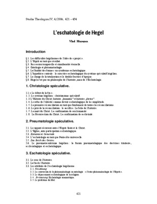 eschatologie Book