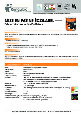 fiche technique peinture sol renaulac Book