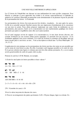 tables de combinaisons temourah Book