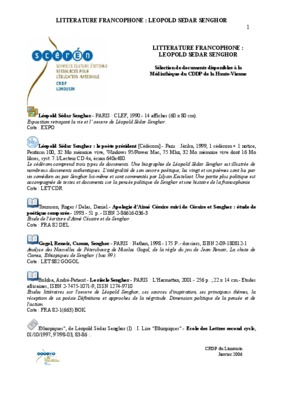 qu_est ce que la litterature francophone Book