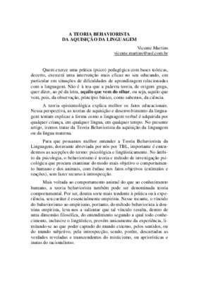 teoria behaviorista Book