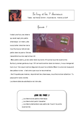 loup et 7 chevreaux Book