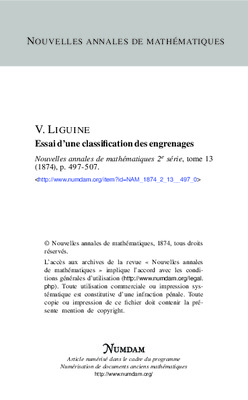 theorie des engrenages Book