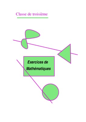 exercices mathematiques troisieme annee economie Book
