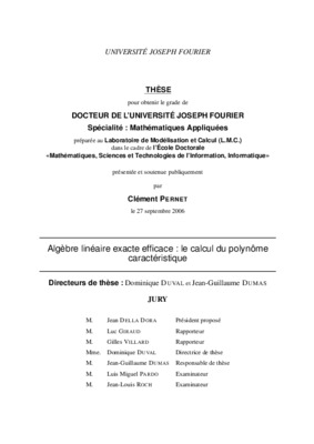 calcul lineaire Book