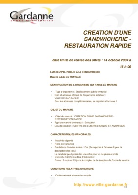 une sandwicherie Book