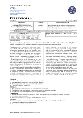 ferreyros Book