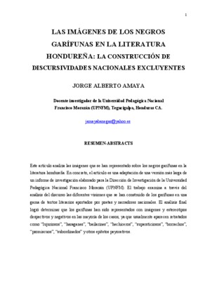 garifunas Book