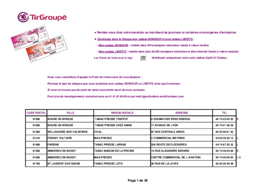 tarif buraliste Book