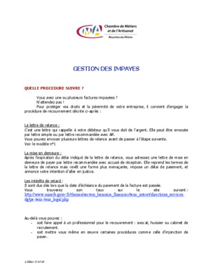 gestion des impayes de papme Book