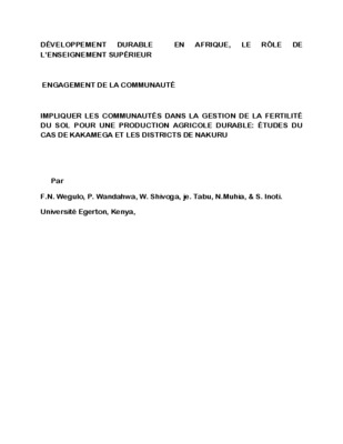role consultant developpement durable Book