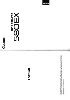 speedlite 580ex Book