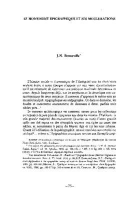 epigraphique Book