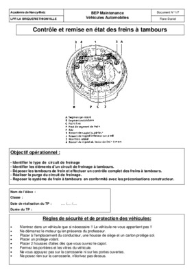 remise a zero voyant de freins Book