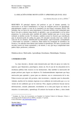 aprendizaje y motivacion Book