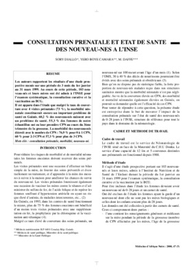 la definition de la consultation prenatale Book