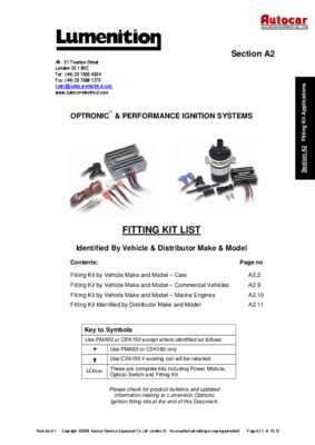 lumenition optronic ignition Book
