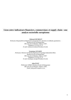 indicateurs commerciaux Book