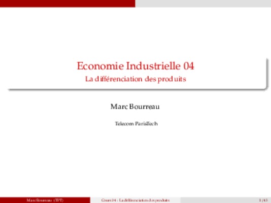 differenciation des produits Book