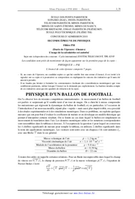 enonce physique mp cnc2010 Book