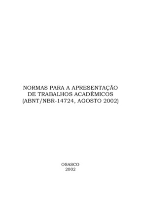 abnt trabalhos academicos Book