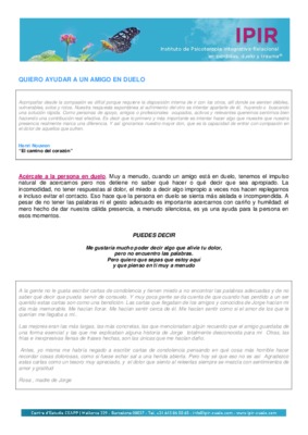 del dolor al duelo Book