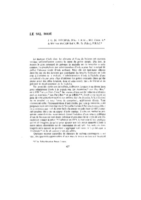 determination de la teneur en iode des cereales Book