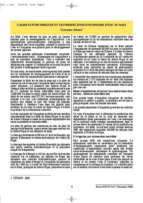 le riz irriguee Book