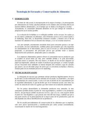 tecnicas de envasado Book