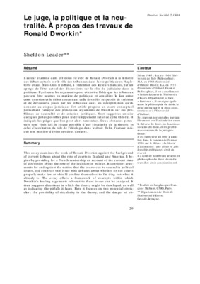 la neutralite du juge Book