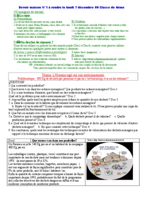 recueil des consignes de travail Book